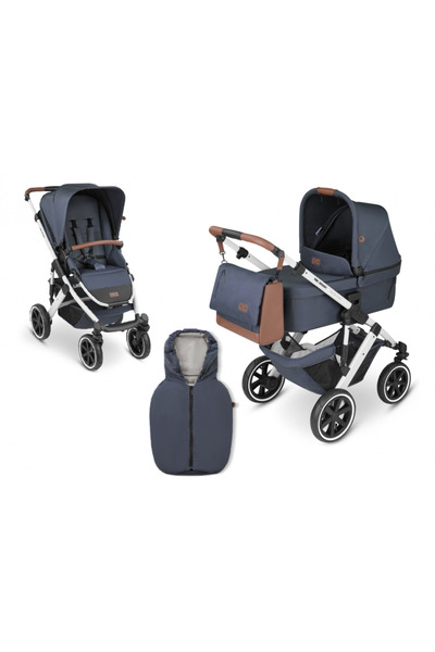 ABC Design Cărucior 3 în 1 Salsa 4 AIR Set Bleumarin