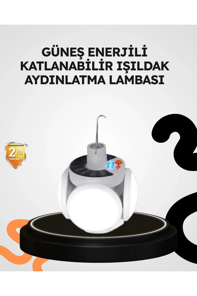 ARMÜZ Solarna sklopiva baštenska lampa sa 5 lopatica na solarni pogon