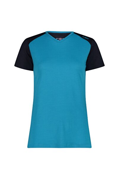 CMP Tricou de damă Unlimitech Performance Merino-Albastru-L