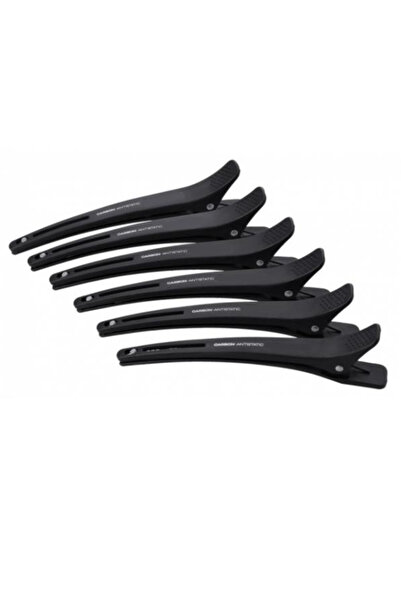 Lussoni Agrafe de coafura Hr Carbon Clips Witg Band 6 buc
