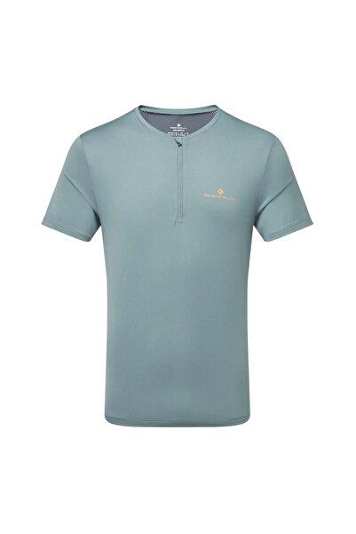 Ronhill Ανδρικό μπλουζάκι τρεξίματος Tech 1/2 Zip SS 2025 - Ανοιχτό Πράσινο - L