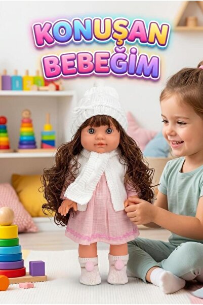 Tıfıl Toys Lucia Girl Konuşan 35 cm - Etkileşimli Kolları Bacakları ve Kafası...
