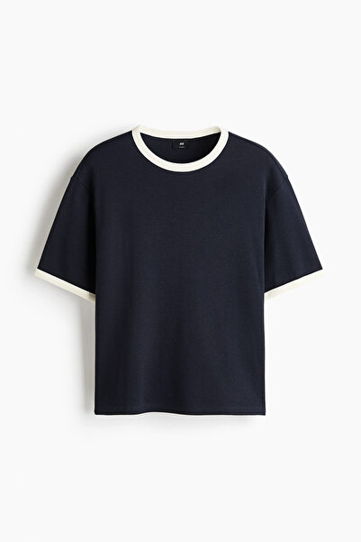 H&M Pamuklu Boxy Tişört Relaxed Fit