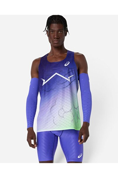Asics METASPEED SINGLET Erkek Mavi Atlet 2091A811-415