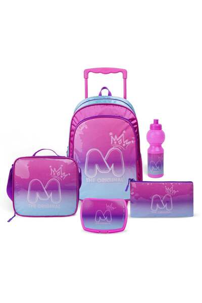 Trucare Motto CBPC6 5In1 Trolley Box Set 16" I Trolley I Lunch Bag I Water Bo...