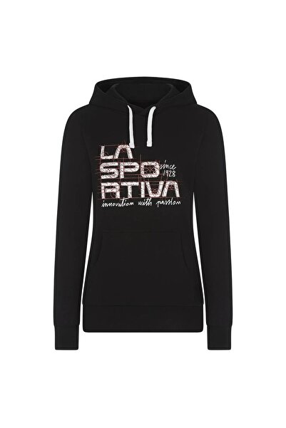 La Sportiva Γυναικείο Φούτερ με Κουκούλα Project - Μαύρο/Λευκό - S