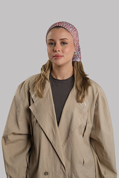 HÜRREM BONE Bandană practică Taba, gata de purtat, cu model nisipiu, tip tubu...