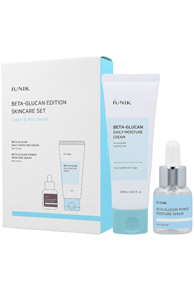 iUNIK SET Beta Glucan Edition (Krém 60ml + Sérum 15ml) - Regenerační a hydrat...