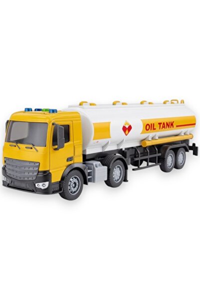 Avaleea Camion Cisterna Cu Frictiune, Cu Lumini Si Sunete, Jucarie Interactiv...