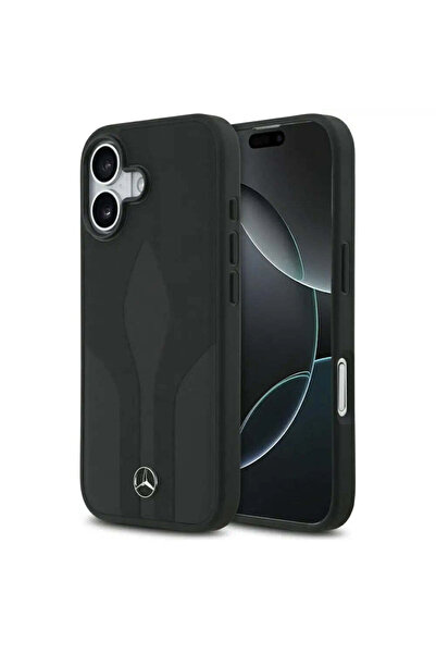 MERCEDES Husă din piele The Move MagSafe pentru iPhone 17 - negru