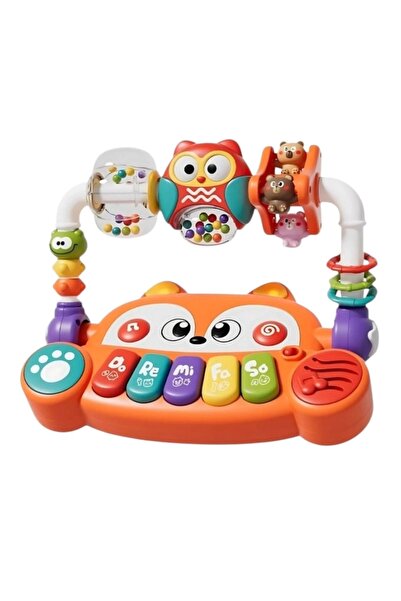Avaleea Centru de Activitati Magic Vulpita si Bufnita, Pian Muzical cu 5 Clap...
