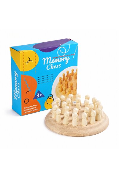 Avaleea Joc Din Lemn Memory Cu Pioni Colorati Pentru Copii, Joc Educativ De M...