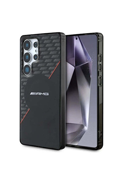 MERCEDES Husă AMG cu strat dublu și romburi MagSafe pentru Samsung Galaxy S25...