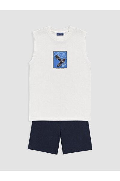 LC Waikiki Lcw Kids Printed Boys' Shorts Set