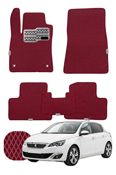 UNAL MAT Peugeot 308 2013-2021 Özelleştirilebilir Tam Set Premium EVA Paspas ...