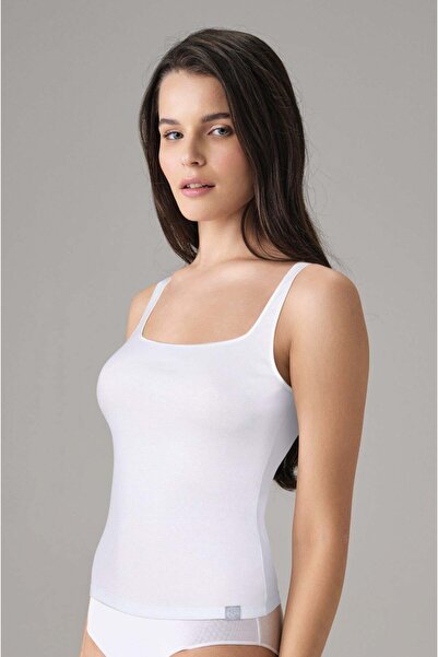 Viselya Tricou pentru femei de mărime mare, 92% bumbac, cu nervuri
