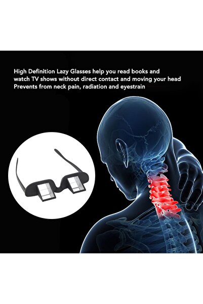 Bukela Lazy Glasses, Horizontal Reading Glasses, Upside Down 90 Degree Glasse...