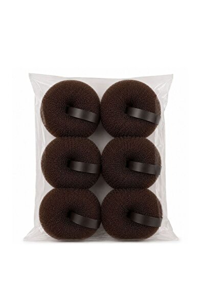 MAXDONA Brown Donut Hair Cake Fillers Set - 6 Pieces |   Easy Hairstyle