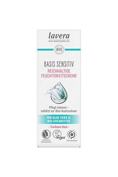 Lavera Crema sensitiv hidratanta cu aloe vera bio si unt de shea bio pentru t...