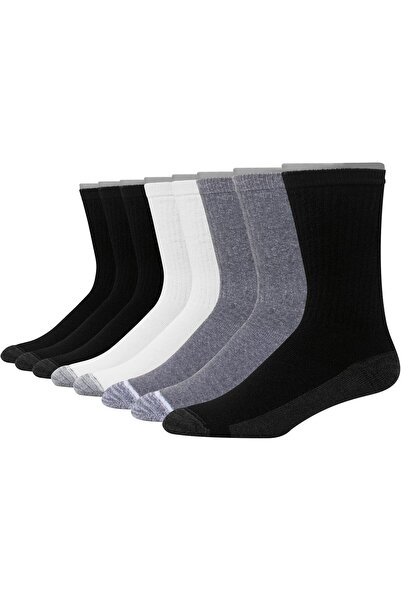 HANES Ultimate Men's Short Socks Set, 8-Pack, Odor Control & Moisture-Wicking