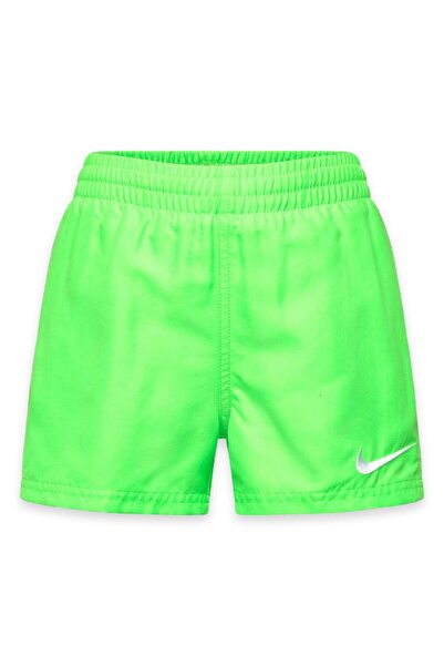 Nike Swim Breaker Nessb866 Solid Essent 4" Kids Volley Açık Yeşil Unisex Şort
