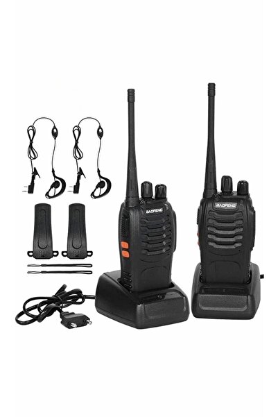 ZASTONE BF-888S 5W 16 Kanal Flaş Işık Alarm Programlanabilir Haberleşme El Te...