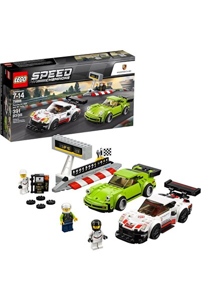 LEGO مجموعة بناء سيارات بورش 911 آر إس آر و911 توربو 3.0 75888 من سلسلة سبيد ...