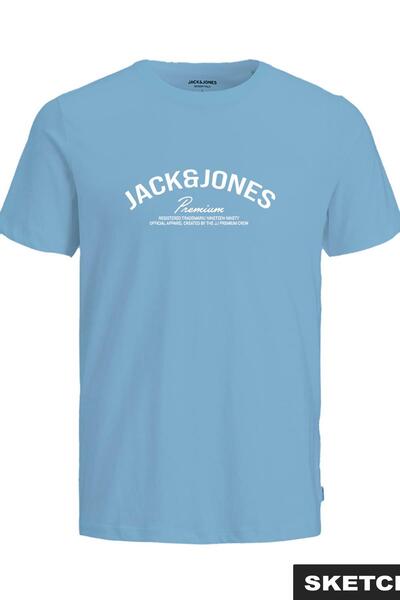 Jack & Jones Ανδρικό βασικό κοντομάνικο μπλουζάκι Premium – JPRBLATOMMY
