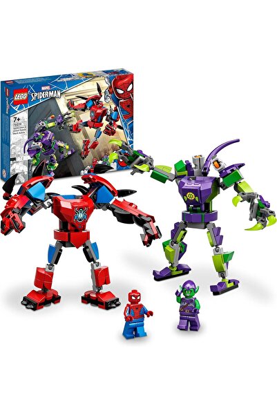 LEGO مجموعة بناء مارفل سبايدر مان وغرين جوبلن ميك باتل 76219 (298 قطعة)
