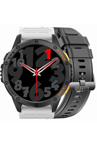 Gravity SMARTWATCH BĂRBĂTESC GT24-2 - LANTERNĂ, CUREA SUPLIMENTARĂ (sg033b)