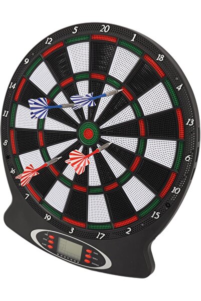 OEM Panou Darts Electronic Negru cu Ecran LCD + 6 Sageti – Dartboard Electron...
