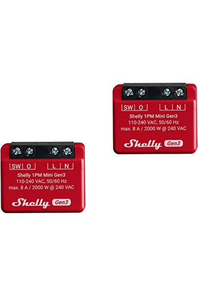 Shelly Έξυπνος Διακόπτης Wi-Fi Bluetooth ZigBee & RF 10A με Τηλεχειριστήριο 2...