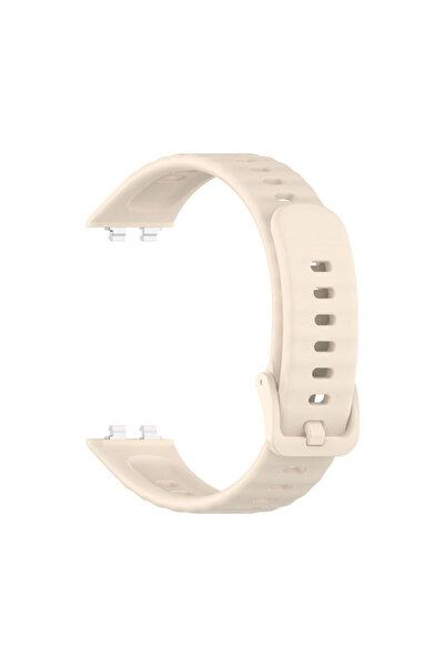Techsuit Λουράκι σιλικόνης μπεζ Huawei Band 11
