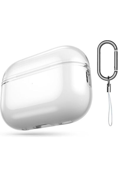 Tech-Protect Flexair Πλαστική Θήκη με Μπρελόκ Διαφανής για Apple AirPods Pro