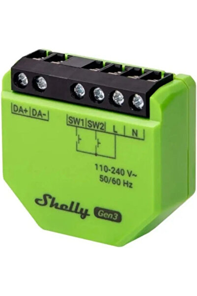 Shelly DALI Gen3 Έξυπνος Διακόπτης Ροοστάτης Wi-Fi Bluetooth & RF Με Ουδέτερο...