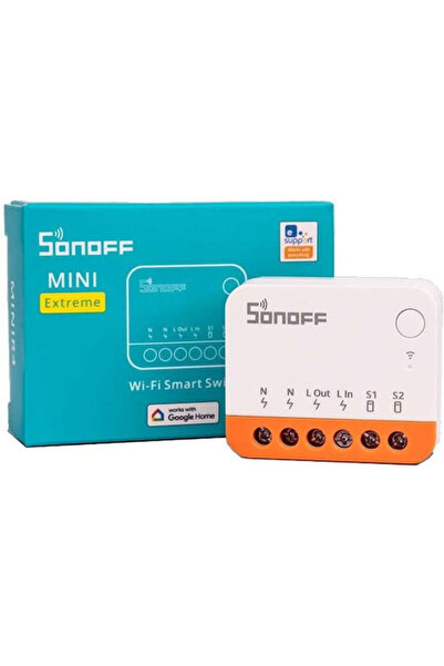 Sonoff MiniR4 Extreme Έξυπνος Διακόπτης Ενδιάμεσης Κατηγορίας με Wi-Fi & Blue...