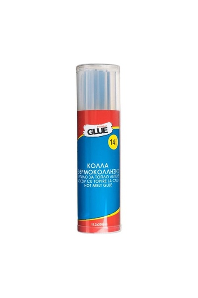 OEM Rezerve Baton Adeziv pentru Pistol de Lipit, Transparent, 11.2x200mm, 14 buc