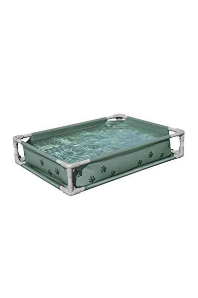 BESTWAY Piscina tubulara pentru animale, 102 x 74 x 20cm, verde-gri