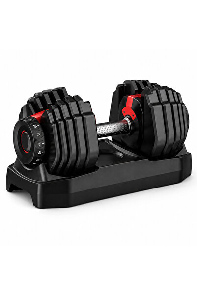 Sporsize 24 Kg Ayarlanabilir Tekli Dambıl 8 Kademeli Standlı Ev Tipi Fitness ...