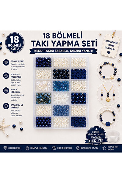 By MO Accessories SEZON NOU Set de bijuterii de vară cu mărgele și perle alba...