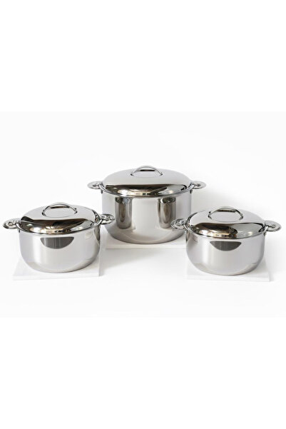 Seagull FLAVIO Hotpot 3-Piece Set (2L-3L-4L)- Steel Finish