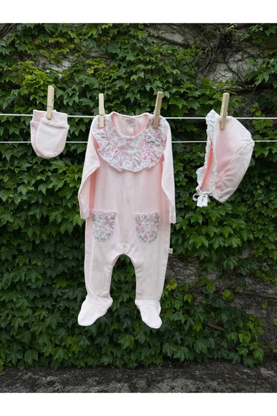 Pugi Baby PETIT JARDIN 3’lü Tulum & Başlık Seti