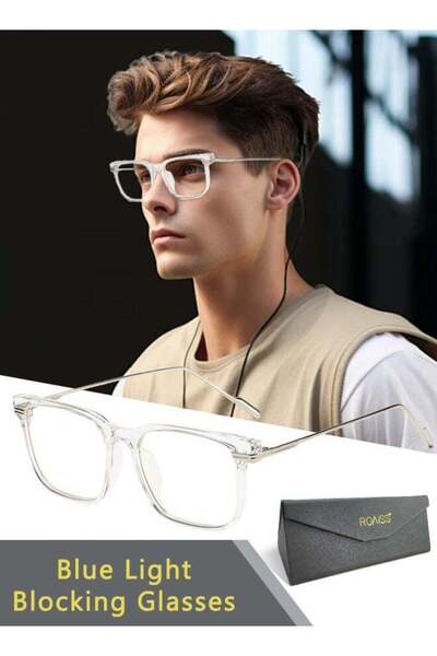 ROAISS Blue Light Blocking Glasses Computer Reading Gaming TV Phone Eyeglasse...