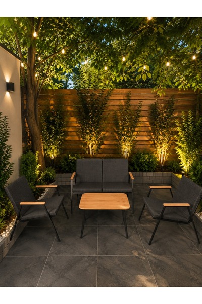Dekoroom's VİENTO 2-1-1 BAHÇE BALKON MOBİLYASI,SEHPALI,KUMAŞ RENGİ 02 ANTRASİ...