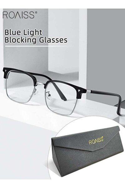 ROAISS Blue Light Blocking Glasses Blue Light Filter Computer Reading Gaming ...