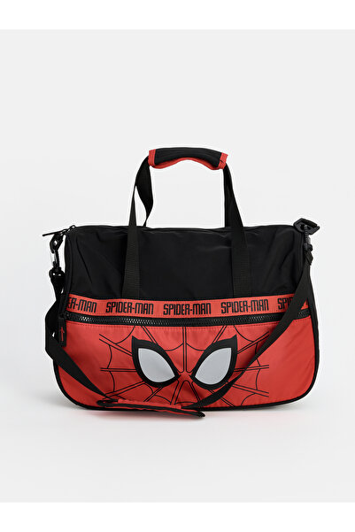 LC Waikiki Geantă de sport pentru băieți cu imprimeu Spider-Man