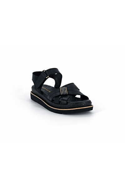 Mammamia D26ys-2905 Kadın Hakiki Deri Günlük Comfort Sandalet