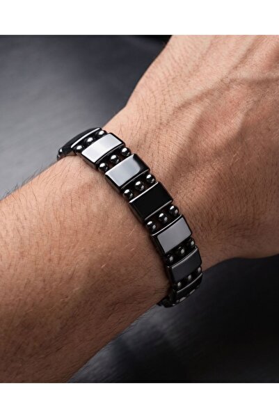 Hazeran accessories Doğal Taş Hematit Bileklik