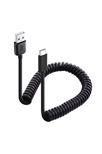 OEM Cable Matters USB към USB C Спирален кабел 3А бързо зареждане 0.3-1.2м – ...