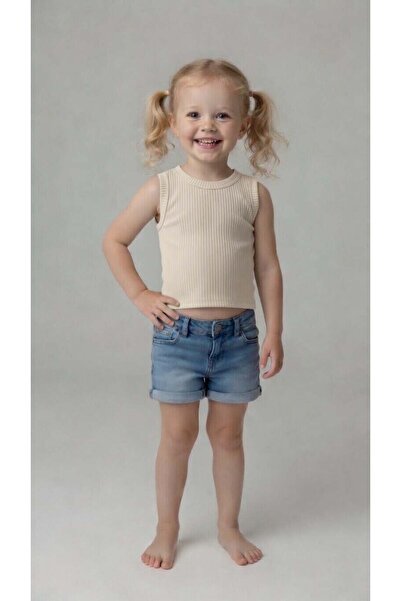 Woorage Girl's Camisole Crop Top Wrg-4739